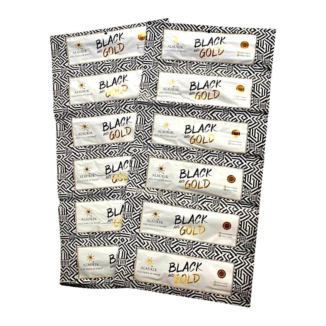 Alaukik Pouch - Black And Gold