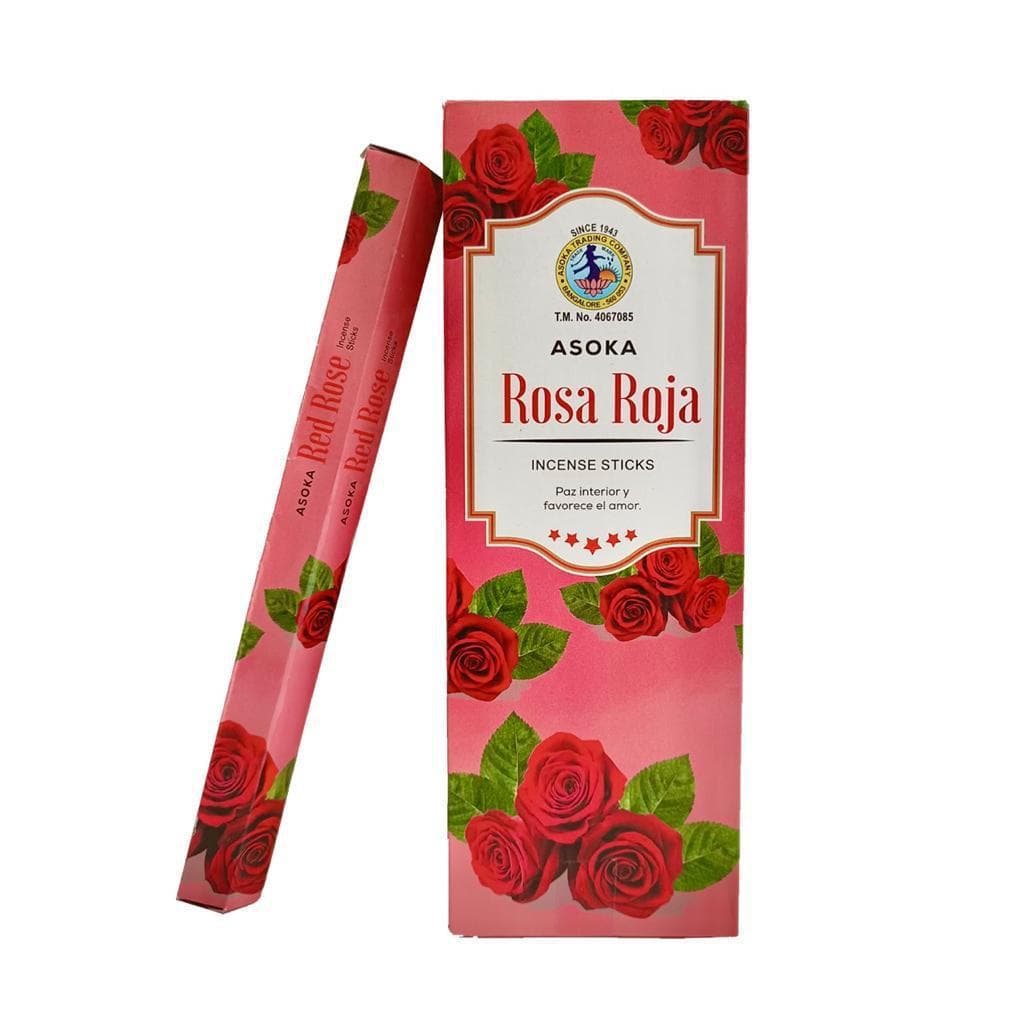 Asoka Hexagonal - Ganesha Asoka Rosa Roja