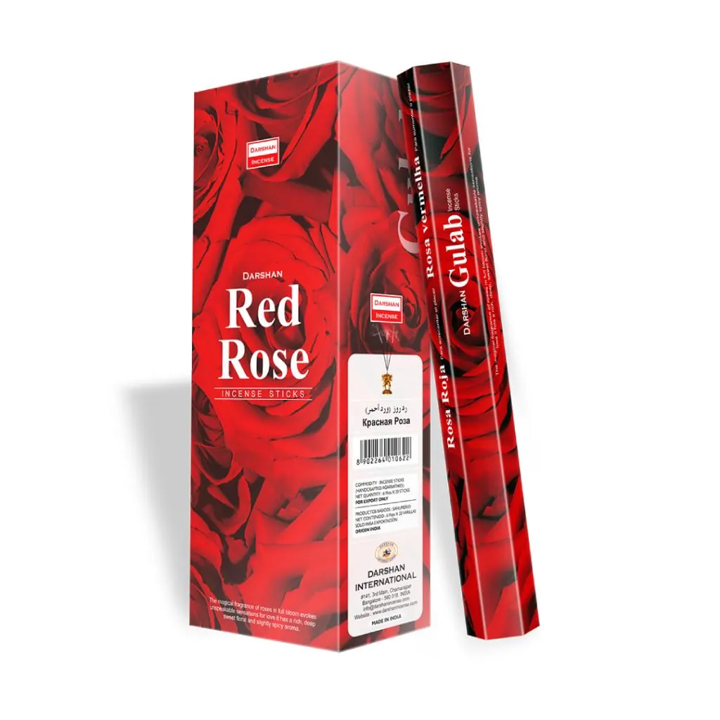 Darshan Hexagonal - Hexa Darshan Rosa Roja