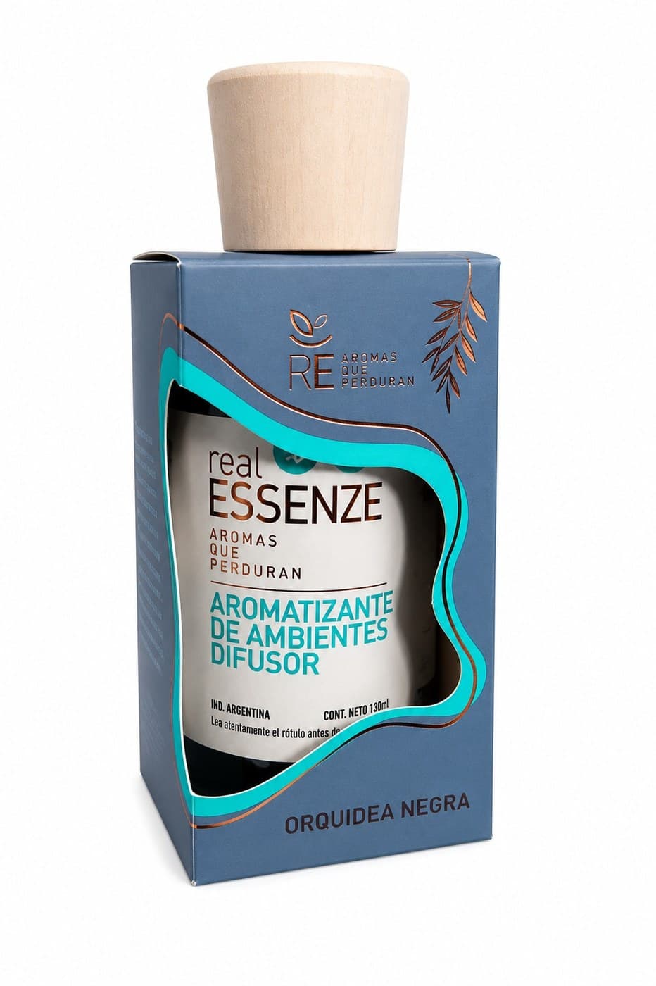 Real Essenze Difusor Ámbar 130 ml - Orquídea Negra