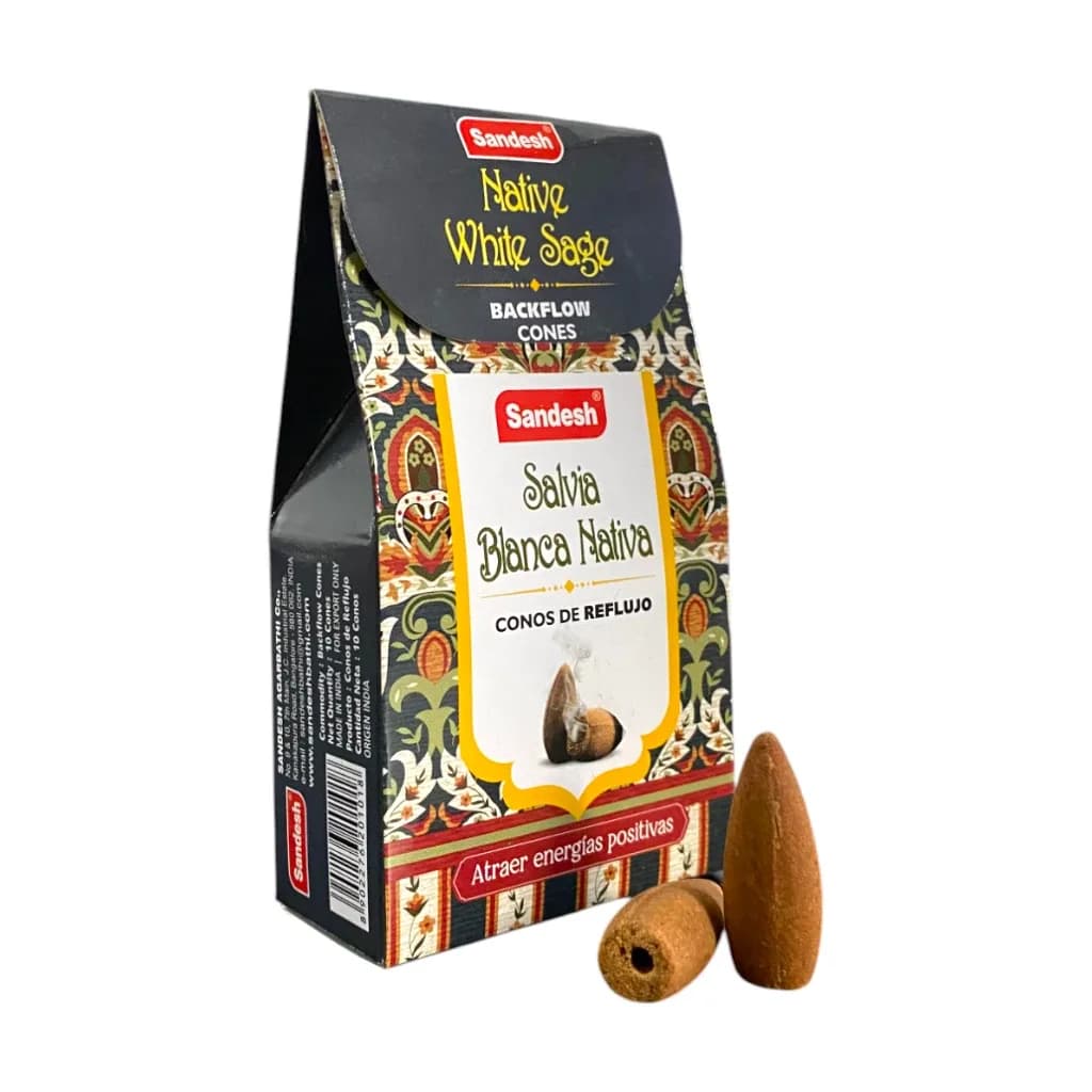 Sandesh Cono - Conos Cascada Sandesh Salvia Blanca
