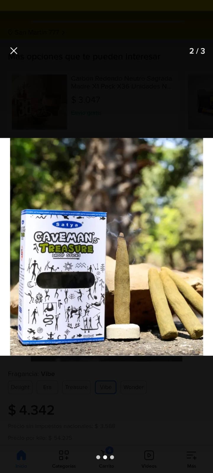 Satya Caveman Dhoop - Treasure
